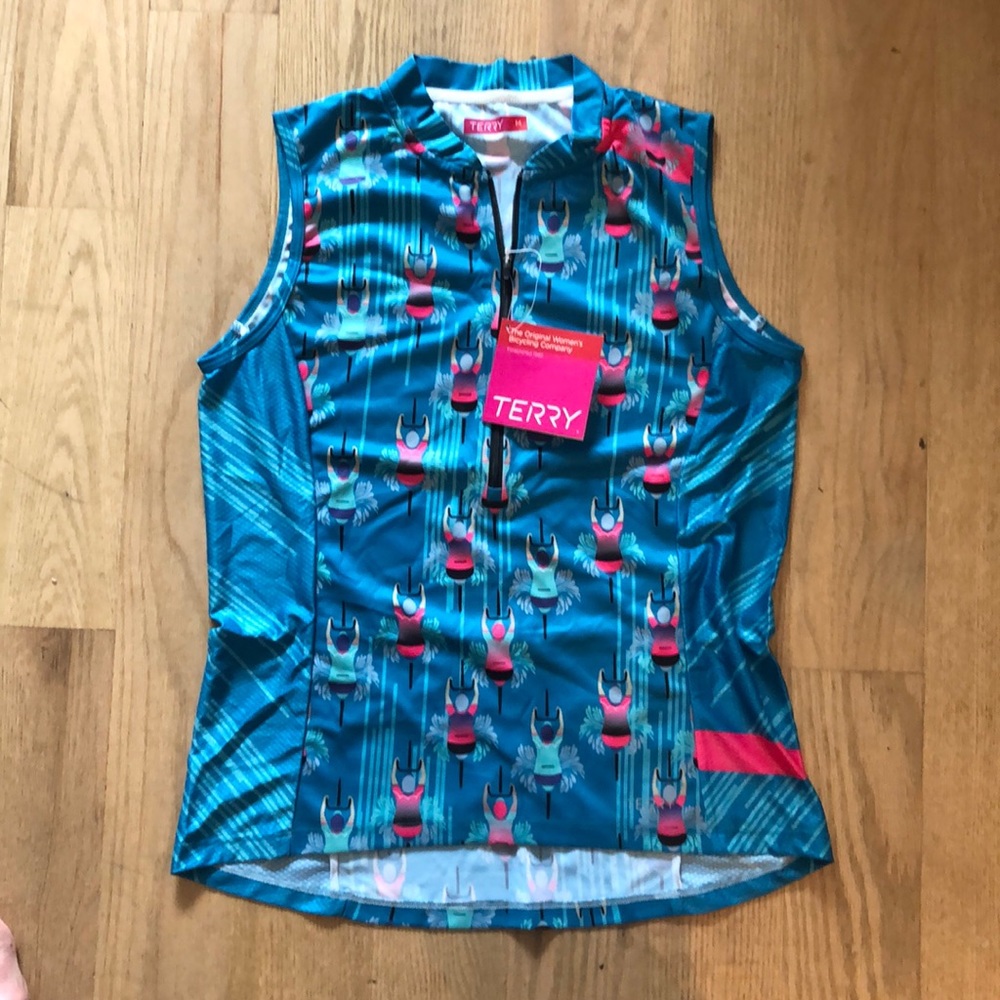 Terry Breakaway Mesh Sleeveless Bike Jersey